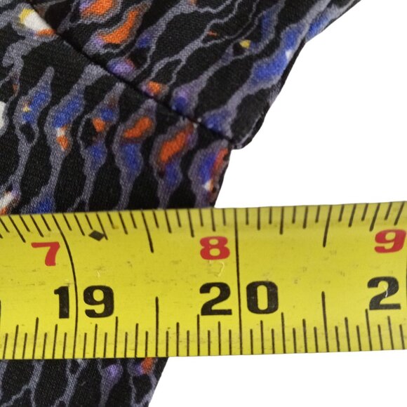 Julian Taylor Women's 14 Draped Front 3/4 Sleeve Beautiful Multi Color Blouse - Picture 7 of 9